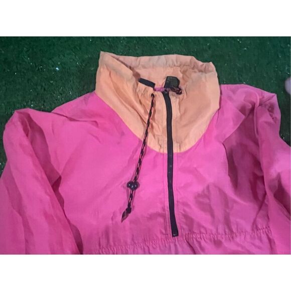 Vintage Mid 1990s Express Brand May Company Windbreaker SZ M Surfs Edge Pink Med - Picture 8 of 16